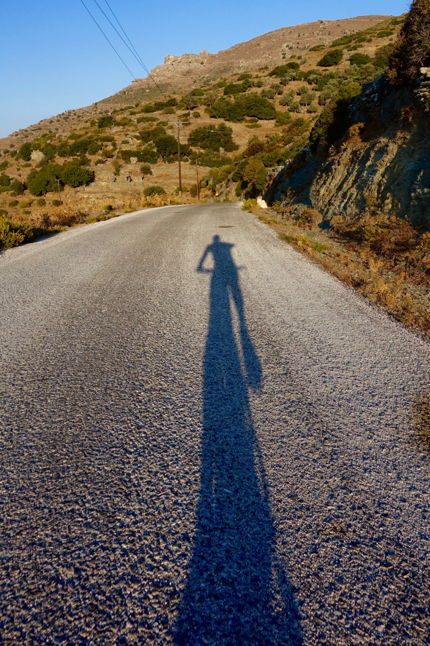 Biking on Andros Constantine Malpas